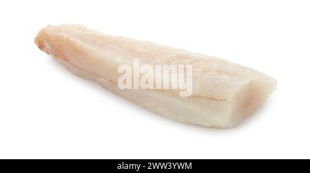 Fresh raw cod fillet isolated on white Stock Photo - Alamy