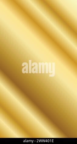 Vector gradient gold background. Elegant, shiny, metallic and golden gradient background. Stock Vector