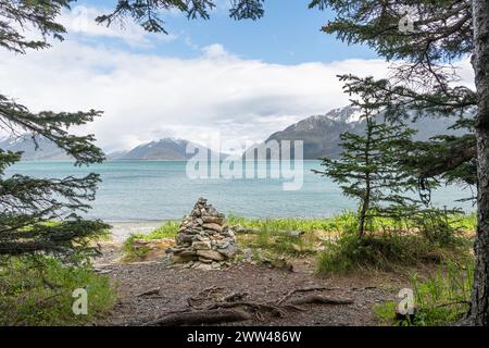 Point Inlet Alaska Chilkat Inlet from the Battery Point Trail in the Chilkat State Park ...