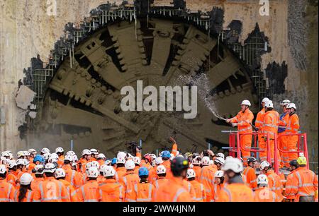 Boring Machine Cecelia Breaks Through Digging The Longest Tunnel In The Boring Machine Cecelia Breaks Through Digging The Longest Tunnel In The