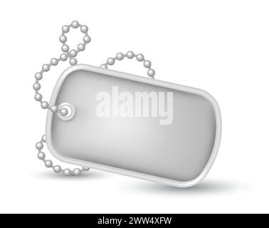 Military Dog Tags, Vector Illustration Stock Vector