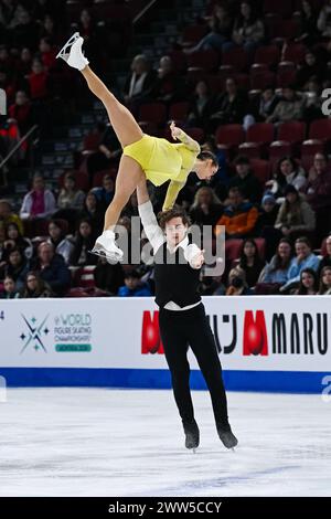 Greta CRAFOORD & John CRAFOORD (SWE), during Pairs Short Program, at