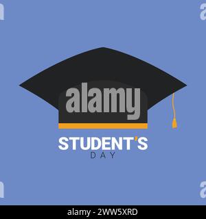 International Students Day. World Students Day creative Vector design Illustration Student Education Day Icon study Stock Vector