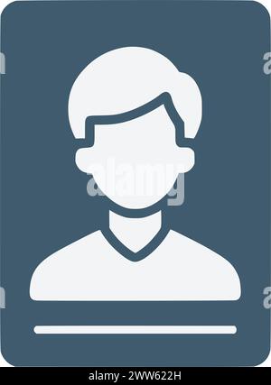 Profile icon, Male avatar icon User circles. Default Profile Picture anonymous user avatar. Person icon, Head icon Social network avatar portrait. Mal Stock Vector