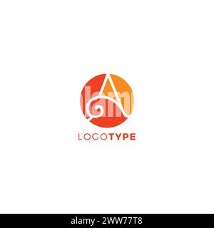 Letter A Logo Symbol. Initial Letter A Icon Stock Vector