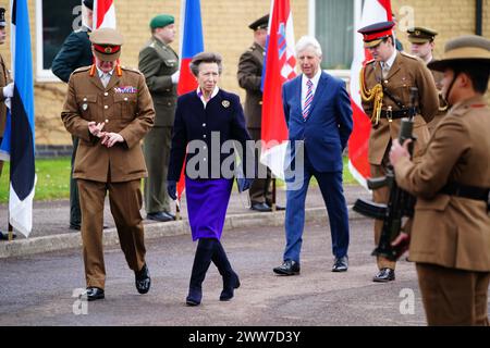 The Princess Royal with Commander ARRC Lieutenant General Sir Ralph ...