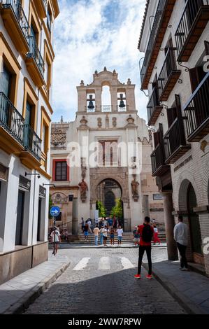 Seville, Spain, Street Scene, Historic City Center Stock Photo