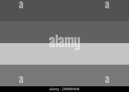 Mauritius flag - greyscale monochrome vector illustration. Flag in black and white Stock Vector