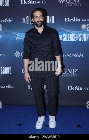 Mexico City, Mexico. 21st Mar, 2024. Antonio Gaona is attending the red carpet of 'The Silence of Sound' new season premiere at Teatro de la Ciudad Esperanza Iris in Mexico City, Mexico, on March 21, 2024. (Photo by Luis Marin/Eyepix Group) Credit: NurPhoto SRL/Alamy Live News Stock Photo