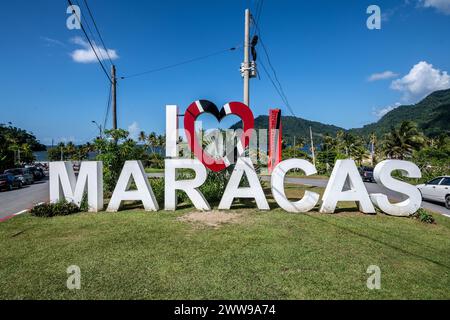 Maracas Beach in Trinidad and Tobago Stock Photo