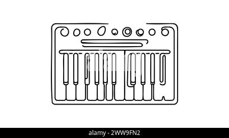 dibujo continuo. Instrumentos musicalesdibujo continuo. Instrumentos musicales  