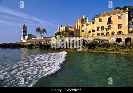Cascais, famous resort area on the Costa do Sol near Lisbon, Portugal Stock Photo