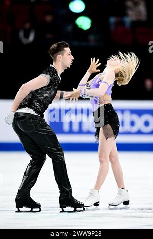 Mariia IGNATEVA & Danijil Leonyidovics SZEMKO (HUN), during Ice Dance