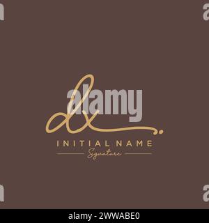 DX Signature Logo Template Vector Stock Vector Image & Art - Alamy