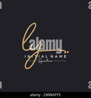 LY Signature Logo Template Stock Vector Image & Art - Alamy