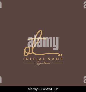 OT Signature Logo Template Vector Stock Vector