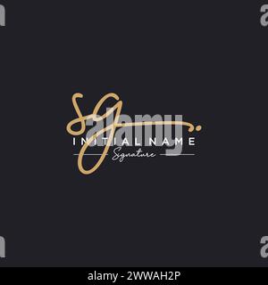 SG Signature Logo Template Vector Stock Vector Image & Art - Alamy