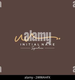 UV Signature Logo Template Vector Stock Vector