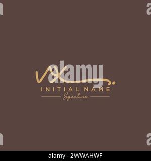 VX Signature Logo Template Vector Stock Vector Image & Art - Alamy