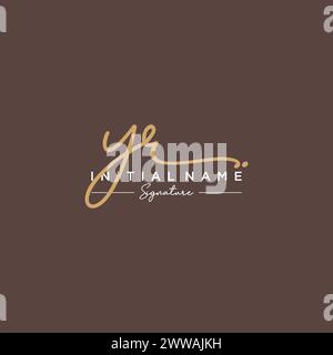 YR Signature Logo Template Vector Stock Vector Image & Art - Alamy