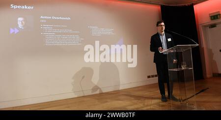 London, UK. 22nd Mar 2024. Picture by Simon Wilkinson/SWpix.com - 22/03/2024 - C21 Media's ( Artificial Intelligence ) AI Academy, One day course, Kings Place London - Credit: SWpix/Alamy Live News Stock Photo