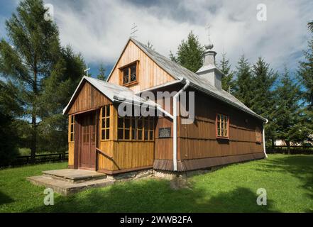 Orthodox Church of the Nativity of St. John the Baptist in Gladyszow, Poland Stock Photo