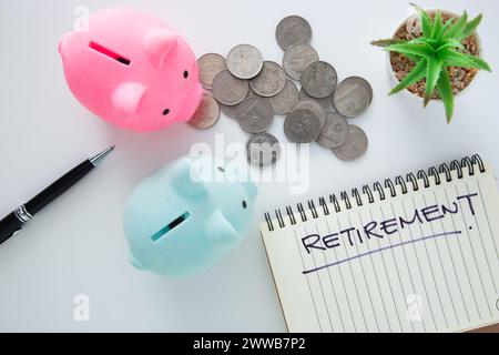 Financial Planning Concept. Notepad With Investment Plan Text, Wooden ...