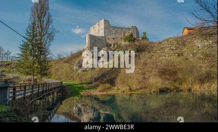 Slunj Fortress of Petar Zrinski and Fran Krsto Frankopan Stock Photo