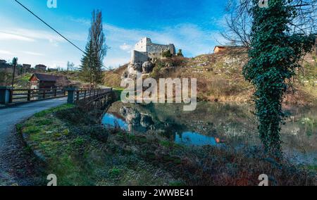 Slunj Fortress of Petar Zrinski and Fran Krsto Frankopan Stock Photo