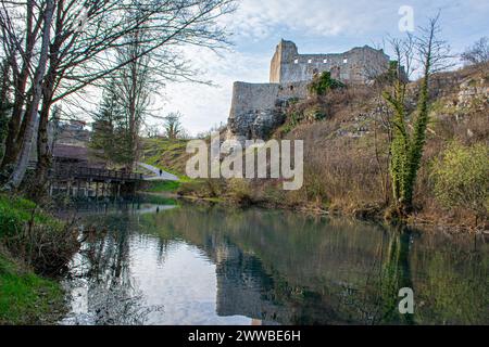 Slunj Fortress of Petar Zrinski and Fran Krsto Frankopan Stock Photo