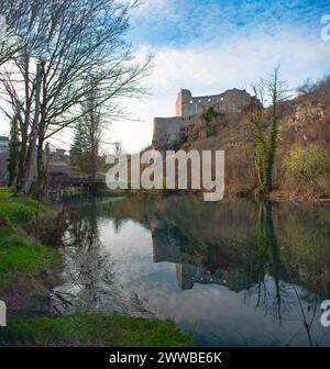 Slunj Fortress of Petar Zrinski and Fran Krsto Frankopan Stock Photo