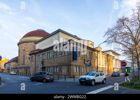 Offenbach am Main: former synagogue on Kaiserstrasse in Frankfurt Rhein-Main, Hessen, Hesse, Germany Stock Photo