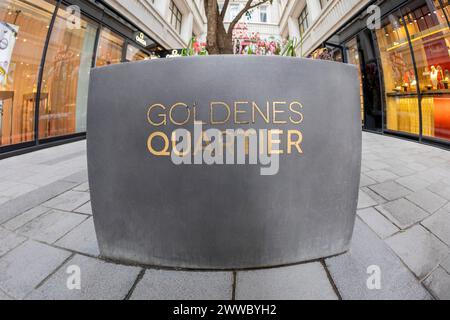 Goldenes Quartier In Vienna City Center, Vienna, Austria Stock Photo