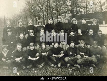 Football History, Vintage Football, American Football History Stock Photo