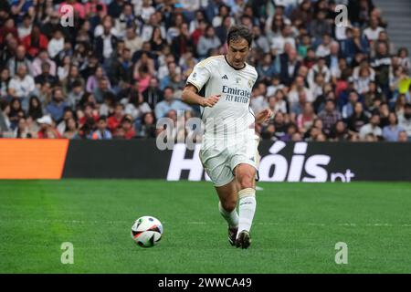 Raúl González Blanco  on during the Corazon Classic 2024 charity football match between Real Madrid and FC Porto, at the Santiago Bernabeu stadium in Stock Photo