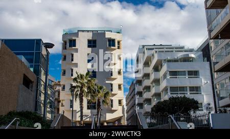 Tel Aviv, Israel - December 13, 2023 Urban landscape and architecture ...