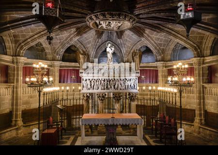 Krypta der hl. Eulalia, Kathedrale, Catedral de la Santa Creu i Santa