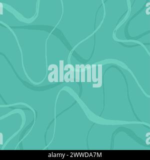 Colored doodle Decorative texture with tangled curved lines. Scrawl squiggly pastel print. Creative abstract art background collection for children or Stock Vector