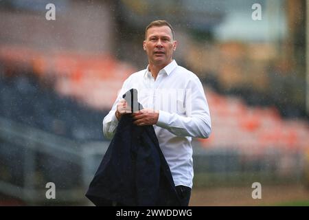 23rd March 2024; Tannadice Park, Dundee, Scotland: Scottish Championship Football, Dundee United versus Inverness Caledonian Thistle; Inverness Caledonian Thistle manger Duncan Ferguson at the end of the match Stock Photo