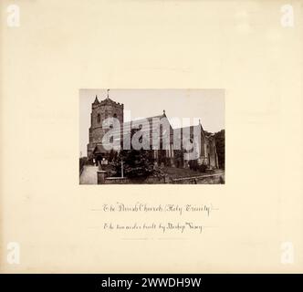 PP1-49 (15) Residents of Sutton Coldfield Description: The 'Parish' Church. (Holy Trinity). The two aisles built by Bishop Vesey. From Residents of Sutton Coldfield, Birmingham: address to Queen Victoria on her Golden Jubilee. Photograph album, with photographs of the tomb of Bishop Vesey [1462-1555] in parish church; park keepers in Chase Park (named); portraits of girls photographed within Chase Park (various ages, named); views of Sutton Coldfield and Chase Park; planting of trees within Park during Jubilee week by the mayor, maypole dances by local schoolgirls and other actitivities during Stock Photo