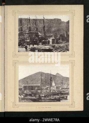 The docks in Cape Town, South Africa, served as a major port facility handling cargo and shipping operations. Stock Photo