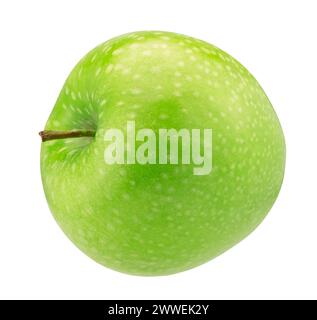 green apple isolated on a white background with a clipping path. Stock Photo