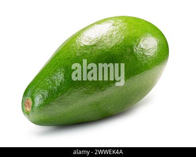 avocado isolated on the white background. Clipping path. Stock Photo