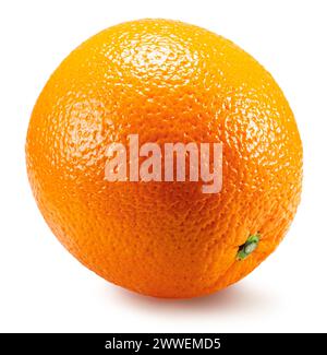orange isolated on white background. Clipping path. Stock Photo