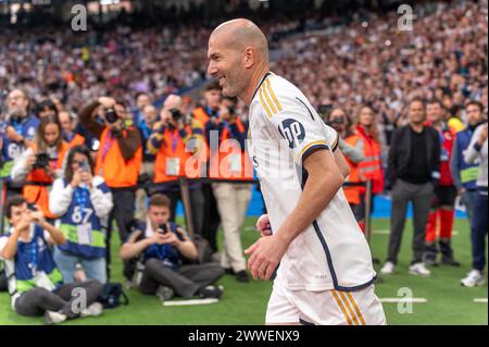 Madrid, Madrid, Spain. 23rd Mar, 2024. ZINEDINE ZIDANE (Credit Image: © Oscar Manuel Sanchez/ZUMA Press Wire) EDITORIAL USAGE ONLY! Not for Commercial USAGE! Stock Photo