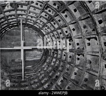 Tube construction in London involves developing underground railway systems, including track laying and station infrastructure in the 1940s. Stock Photo