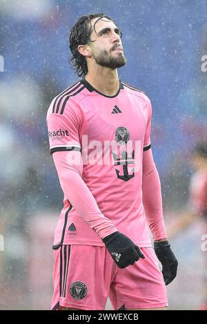 Harrison, New Jersey, USA. 23rd Mar, 2024. Inter Miami FC forward LEONARDO CAMPANA (8) in action at Red Bull Arena in Harrison New Jersey New York Red Bulls defeat Inter Miami 4 to 0 (Credit Image: © Brooks Von Arx/ZUMA Press Wire) EDITORIAL USAGE ONLY! Not for Commercial USAGE! Credit: ZUMA Press, Inc./Alamy Live News Stock Photo