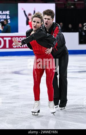 Carolane SOUCISSE & Shane FIRUS (IRL), during Ice Dance Rhythm Dance