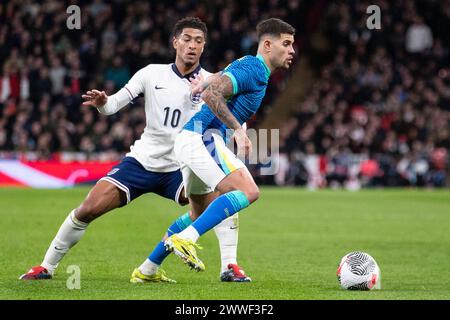 London, UK. 23 March, 2024. during the International Friendly match between England and Brazil at Wembley Stadium, London on Saturday 23rd March 2024. (Photo: Mike Morese | MI News) Credit: MI News & Sport /Alamy Live News Stock Photo