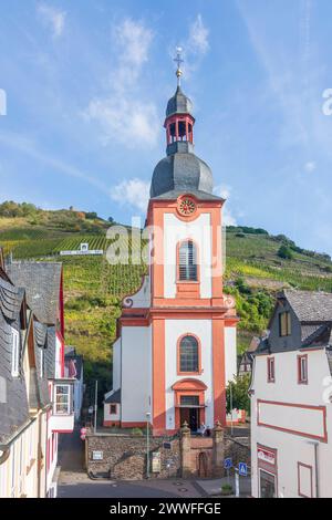 town Zell, church St. Peter Zell Mosel Rheinland-Pfalz, Rhineland-Palat Germany Stock Photo